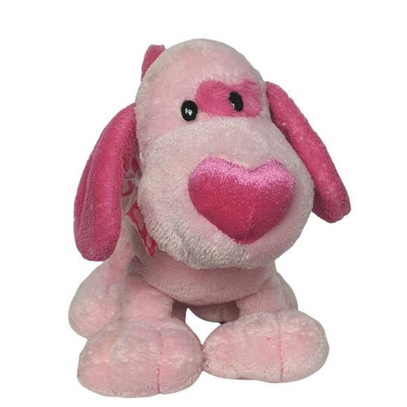 Pink puppy stuffed animal hotsell